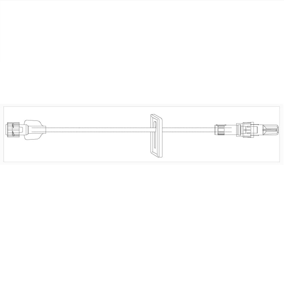ICU Medical Smallbore Extension Set, 74 Inch 48 each/case 06464 - 89 - A Medi Supplies