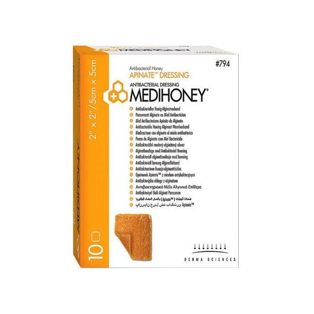 Integra LifeSciences Medihoney® Antibacterial Honey Apinate™ Dressing, Sterile, W5cm x L5cm10 each/box, 10 box/case DUP794 - A Medi Supplies