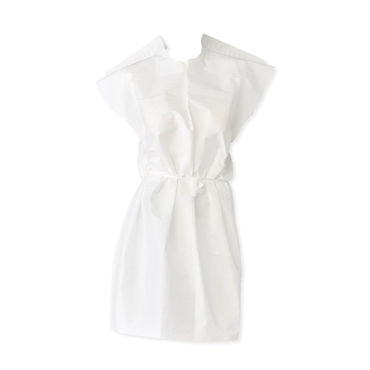 Alliance™ Single - Use Exam Gown, 3 Ply, 30" x 42" (76 cm x 107 cm), White, 50/CS, EG3042TPT - W - A Medi Supplies