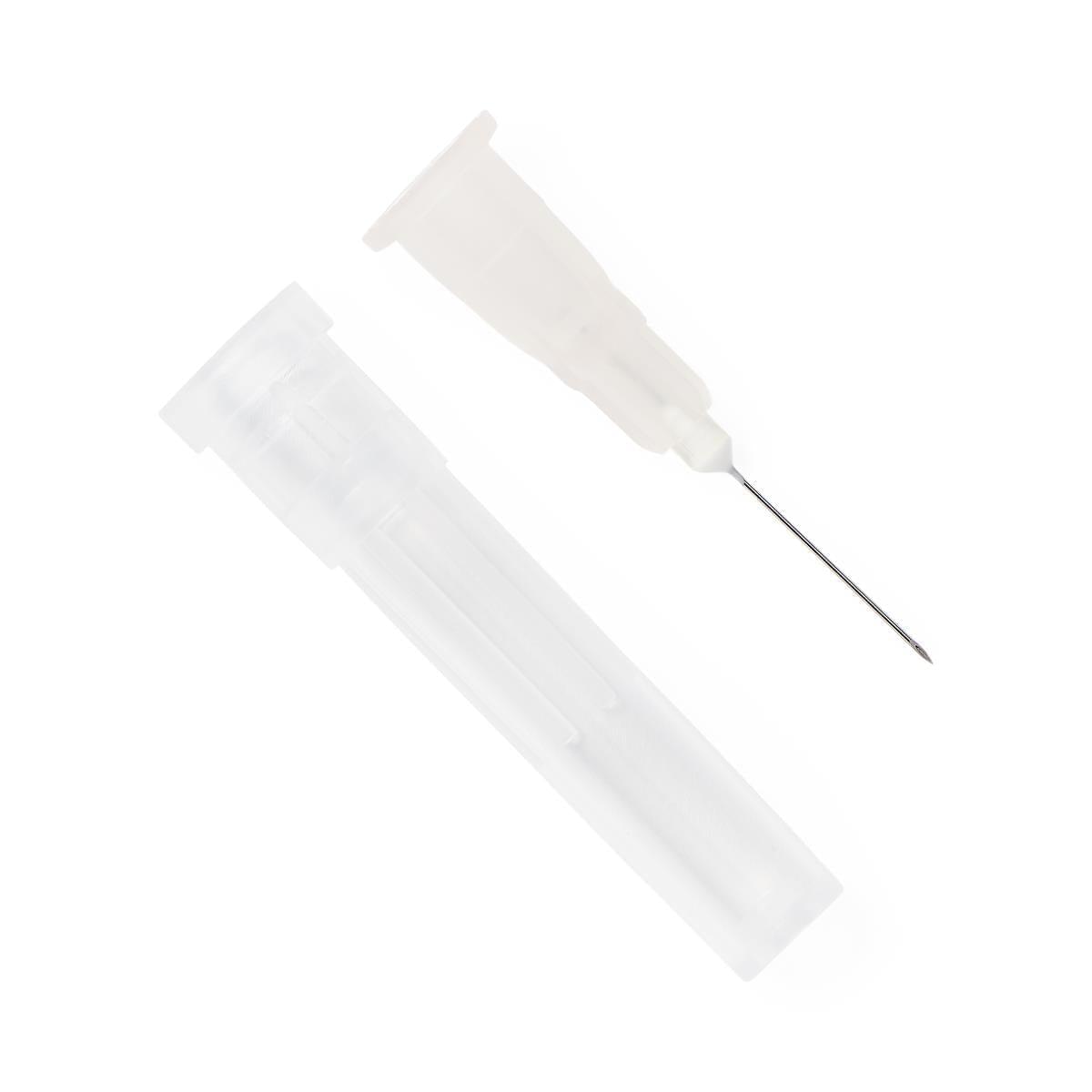 Medline Standard Hypodermic Needle, 30 G x 1/2" (1.27 cm), Yellow, 1000/Case, SYR100302 - A Medi Supplies
