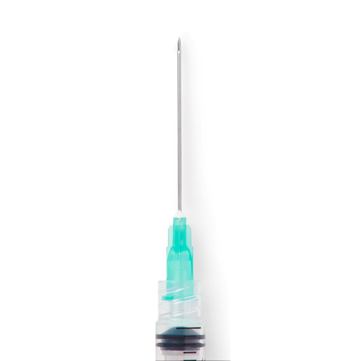 Medline Syringe with Standard Hypodermic Needle, 3 cc (mL), 21G x 1 - 1/2" (3.81 cm), 800/CS, SYR103217 - A Medi Supplies
