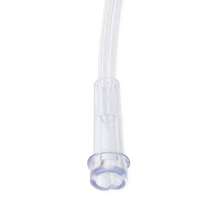 Medline Clear Crush-Resistant Oxygen Tubing with Standard Connector, 25' (7.6 m), 25/CS, HCS4525