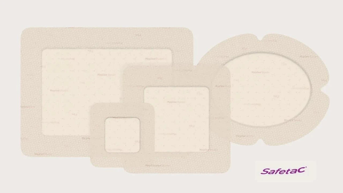 Molnlycke Health Care Mepilex Border Flex 10x20cm, 10 each/box, 595800 - A Medi Supplies