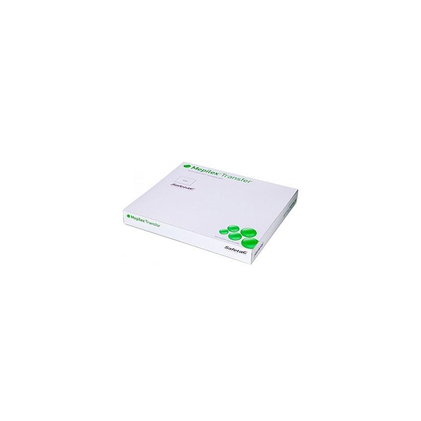 Molnlycke Health Care Mepilex® Transfer Ag Contact Layer Dressing, W12.5cm x L10cm 5 each/box, 10 box/case 394190 - A Medi Supplies
