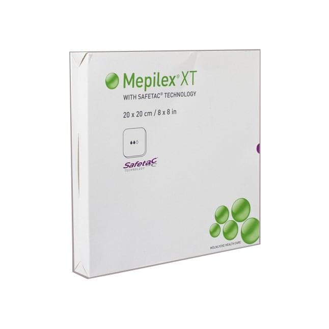 Molnlycke Health Care Mepilex® Xt Foam Dressing, W20cm X L20cm, Sterile 5 each/box, 211400 - A Medi Supplies