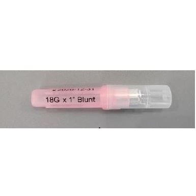 Cardinal Health Monoject™ Blunt Cannula, Rigid Pack, 18 G x 1" 25 each/box, 4 box/case 8881202348 - A Medi Supplies