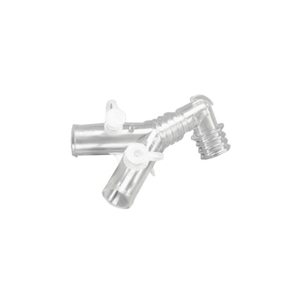 VYAIRE AirLife® Wye Adapter, with Elbow, OD 22mm 50 each/case 001831
