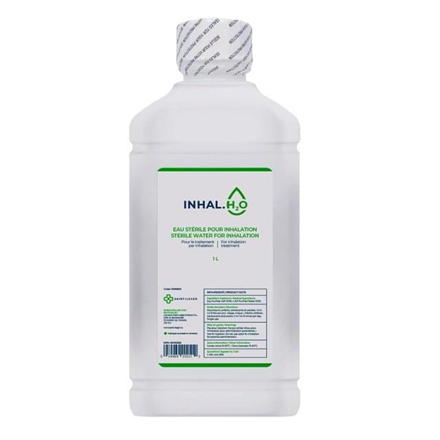 Les Eaux Saint - Leger Sterile Water for Inhalation 1L 6 each/case 10006IN - A Medi Supplies