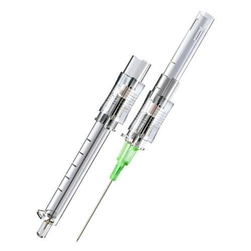 Smiths Medical Jelco® Protectiv® Safety Intravenous Catheter, Straight Hub, 1 - 1/4" 18GA, Green, 50 each/box, 305506 / 3055 - A Medi Supplies