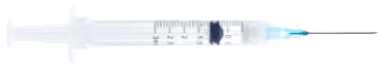 Sol - M Syringe & Needle 3cc 21g X 1in Detach Safety Sol - care 100/box 8 Box/case 100075IM - A Medi Supplies
