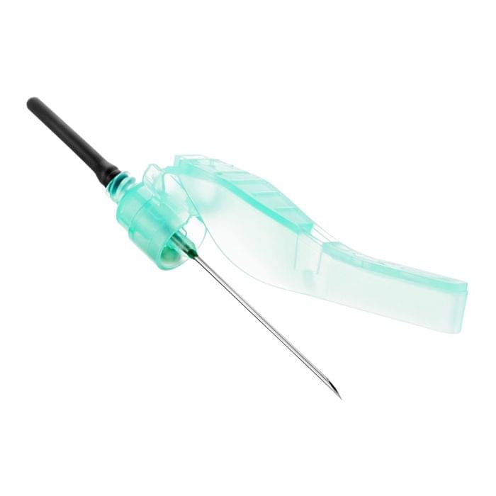 SOL - CARE™ Safety Multi - Sample Blood Collection Needle, 21G x 1.25" (32mm), Green with Holder, 50/Box, SMSNH21125 - A Medi Supplies