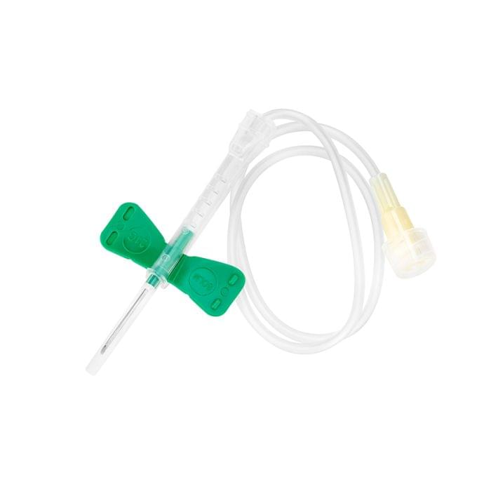 Sol - Care® Safety Winged Blood Collection Set, 21G x 3/4″ (1.90 cm), 50/box, 213412SI - A Medi Supplies
