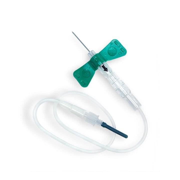 SOL - Millennium Sol - Guard® XtraThin Safety Pull - Button Blood Collection Sets 21G*3/4*12, 50 each/box, PBNL2112 - A Medi Supplies