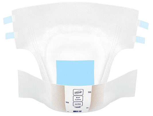 Tena Ultra Brief, X-large Size 60in-64in, Blue, Bag of 15 / Case of 60, 68010