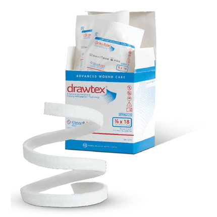 Urgo Medical Drawtex® Hydroconductive Wound Dressing, Strips 46cm x 1cm  10 each/box 00321 / 321