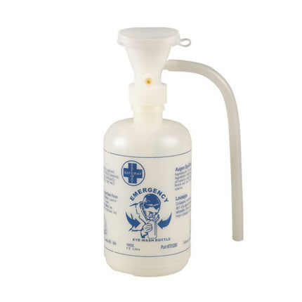 Wasip Empty Eyewash Bottle with Eye Cup, 500 mL, Bottle, 1 EA, F4573301