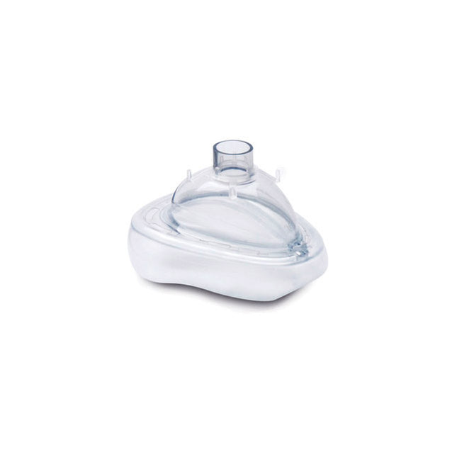 Ambu Face Mask, Medium, Adult, Polyvinylchloride, with Blue Hook Ring 20 each/box, 1 box/case 000252055