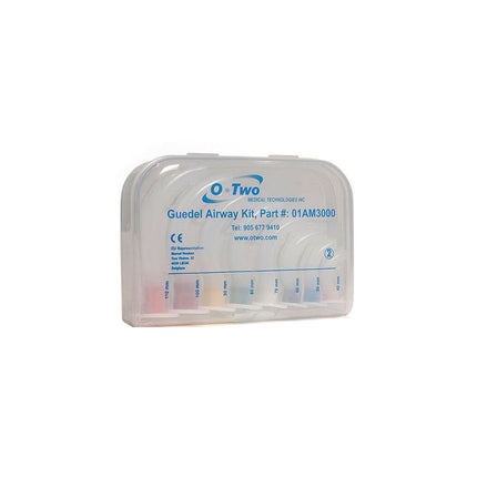 O-Two Medical Technologies Guedel Oro-Pharyngeal Airway Kit, Assorted 01AM3000
