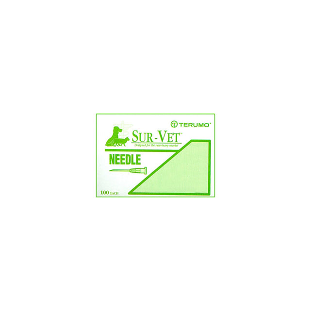 Terumo SUR-VET® Hypodermic Needle, Regular Wall 25G x 5/8", 100 each/box 100220