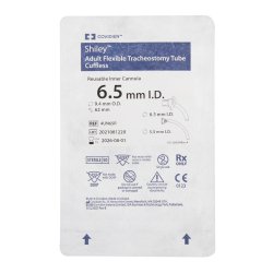 Medtronic Shiley Flexible Tracheostomy Tube Cuffless, with Reusable Inner Cannula 1 each/box 4UN65R