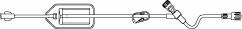 B.Braun Intravenous Extension Set with 0.2um Filter, Safsite® Injection Site  16"  50 each/case 473990