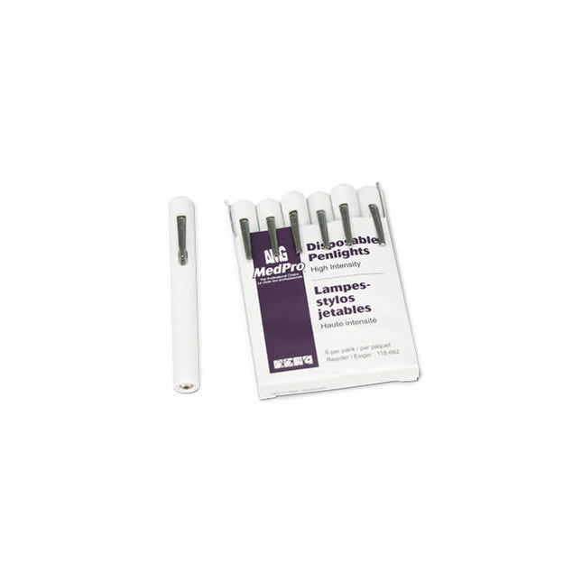 AMG Medical MedPro® Penlight, Disposable, 6 each/pack, 118-662