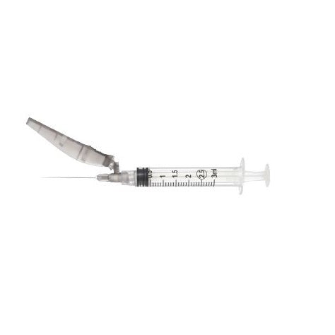 Monoject™ Hypodermic Safety Needle and Syringe Combination 25GA, 3mL, 5/8" 100 each/box, 12 box/case 11832558