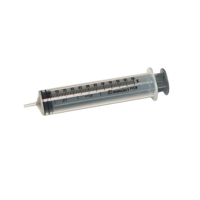 Monoject™ SoftPack Syringes 60 mL Luer Slip Tip 30 each/box, 4 box/case 1186000555