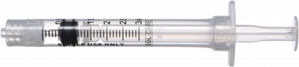 Sol-Care 3 ml Luer Lock Safety Syringe without Needle 100/Box 800 /case 120006IM