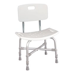 Drive Medical, Bariatric Heavy Duty Bath Bench with Backrest, 1 Each, 12021KD-1
