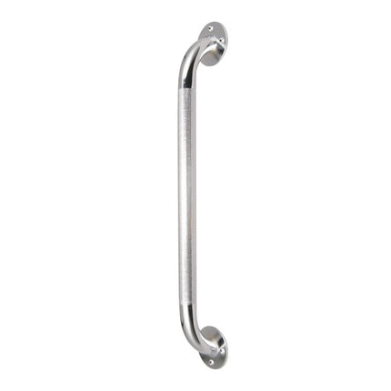 Drive Medical Chrome Grab Bar, 12", Knurled, Case of 3, 12112-3