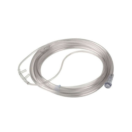 SunMED Salter-Style® Quiet Cannula, Adult, with 7' 3-Channel Safety Supply Tubing, Facepiece 50 each/case 1600Q-7-50