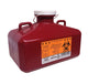 Medegen Medical Products Container Sharps 4.7qrt Red Rect, 12 each/case, 184R