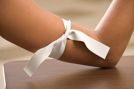 Graham professional Tourniquet Non-latex 1 X 18in White Disp Flat 100/Box 5/Box/Case 36648
