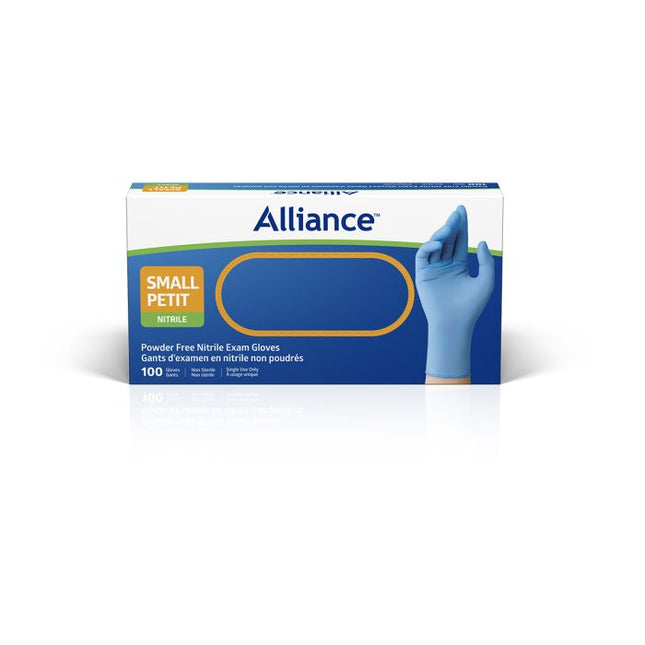 Medline Alliance™ Powder-Free Nitrile Exam Glove, Blue, 100/Box