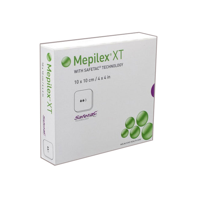 Molnlycke Health Care Mepilex® Xt Foam Dressing, W10cm X L10cm, Sterile 5 each/box, 211100
