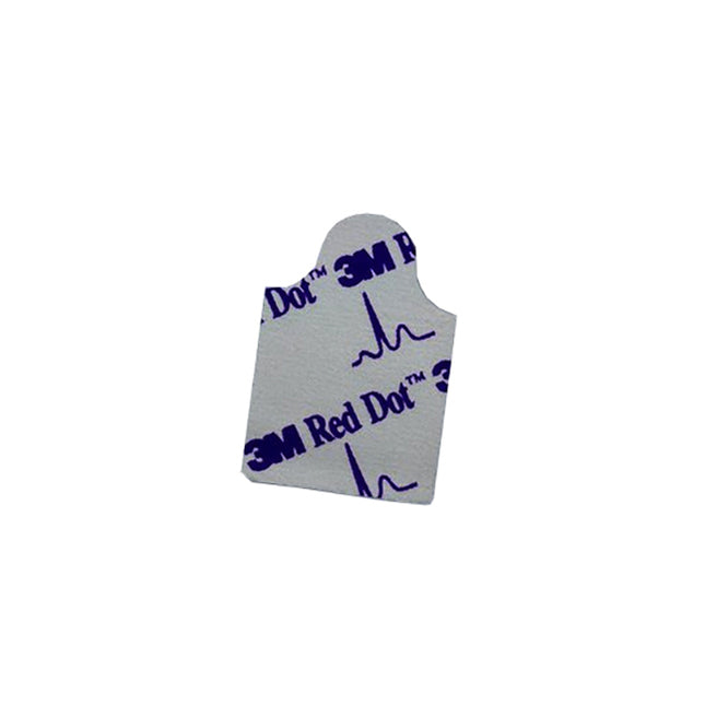 3M (Solventum) Red Dot™ Resting EKG Electrode, Adult, 1.2" x 0.8", 100 each/box, 2360