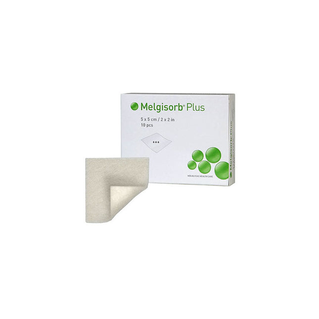 Molnlycke Health Care Melgisorb® Plus Alginate Dressing, 5cm x 5cm 10 each/box, 10 box/case 252000