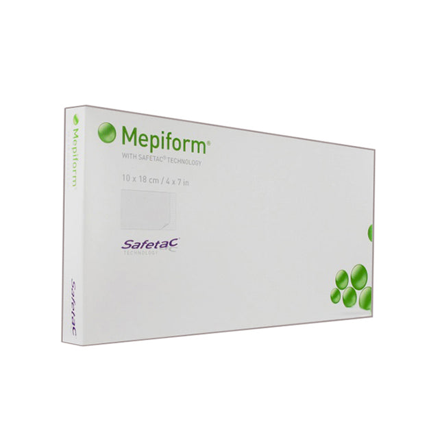 Molnlycke Health Care Mepiform Scar Care Dressing, W10cm x L18cm 5 each/box,293400
