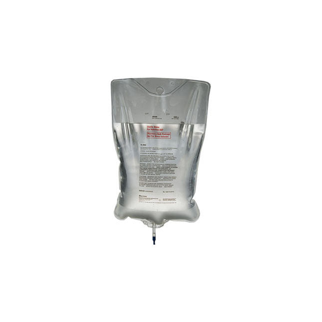 Baxter Sterile Water, for Injection, VIAFLEX Plastic Container, 2000mL, 6 each/case, 2B0306