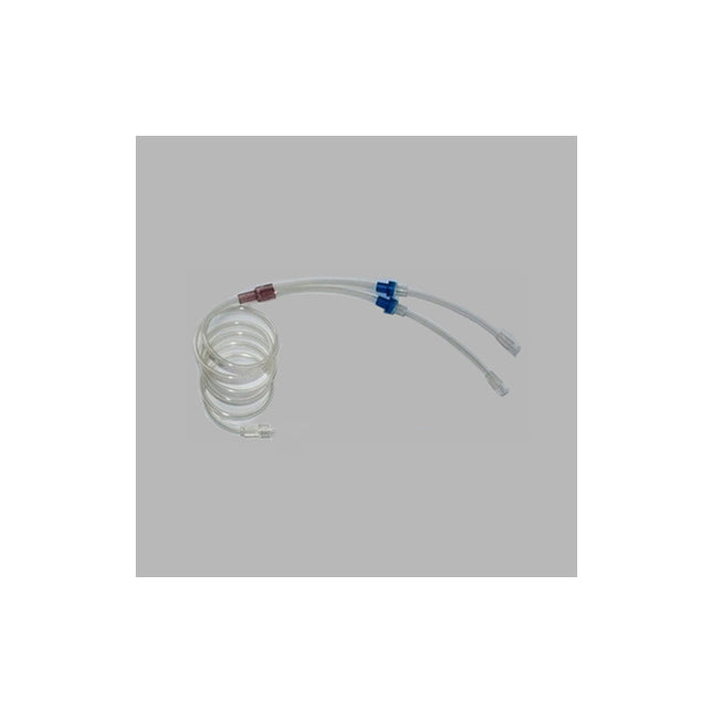 Baxter Y-Type Extension Set, 2 Check Valve, Male Luer Lock Adapter, 1.9mL, L7" 48 each/case 2C5647