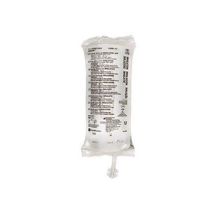 Sunmed Group AirLife® Sterile Water for Inhalation USP, Flex Bag, 1000mL 14 each/case 2D0735X