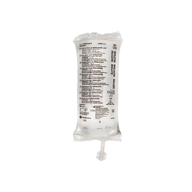 Sunmed Group AirLife® Sterile Water for Inhalation USP, Flex Bag, 1000mL 14 each/case 2D0735X