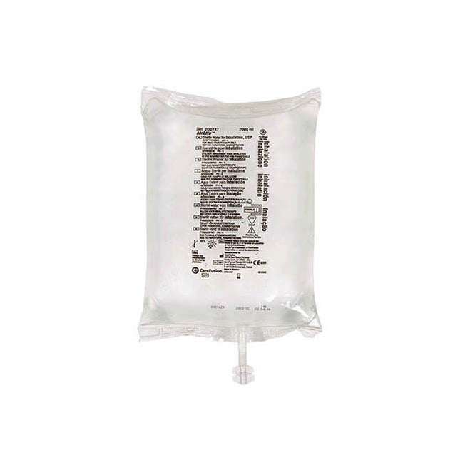 Sunmed Group AirLife® Sterile Water for Inhalation USP, Flex Bag, 2000mL 6 each/case 2D0737