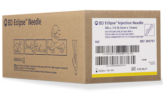 30G BD Hypodermic Needle 305757- A Medi Supplies