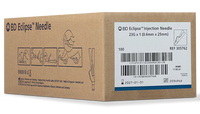  23G BD Eclipse™ 1 in. single use sterile 100 each/pack, 12 pack/case BD 305762
