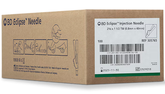 compare product 21G BD Eclipse™ Needle 1.5