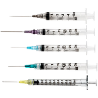 BD General use Syringe with PrecisionGlide™ Detachable Needle, 3cc 25x1.5in L/L 100/box 8 box/case 309582