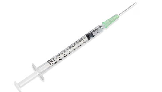 BD Syringe & Needle Tb 1cc 21G X 1in L/s 100/box 8 box/case 309624