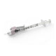 Embecta SafetyGlide™ Insulin Syringe, with L6mm ODSEC 31GA Permanently Attached Needle, 1/2mL, 100 each/pack, 4 pack/case, 328447.